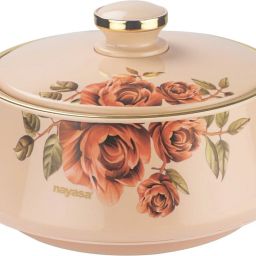 Lorenzo Insulated Casserole | Stainless Steel Inner | Food Grade | Beige Serve Casserole-16
