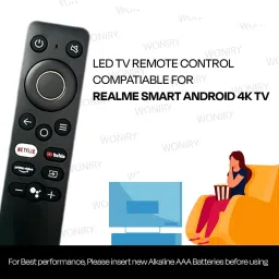 vcony LED Remote Control Compatible for REAL ME Smart Remote Realme Remote Controller image 3