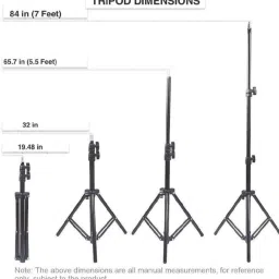 ZAXART professional tripod with clip in low price Monopod , Tripod Kit Ring Flash image 3