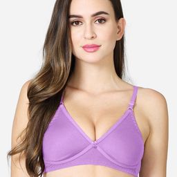 VStar Women Purple Solid Bra SALWAR KAMIZ-DUSTY LAVENDER-image-97