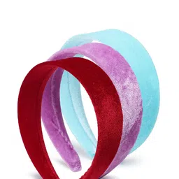 LAIDA Women Set of 3 Velvet Hairband-picture-24
