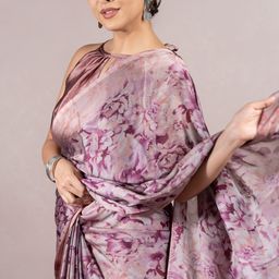 mirchi fashion Printed, Floral Print Daily Wear Chiffon, Georgette Saree-picture-20