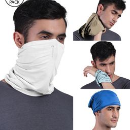 FREECULTR Pack of 4 Anti Microbial Multipurpose Bamboo Bandana-image-84