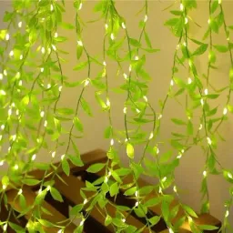 100 LEDs 3 m Yellow Steady Flower Rice Lights-1