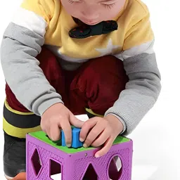 toygear Geometric Trigonometric Activity Cube Shape Sorting Cube Baby Learning Toys image 4