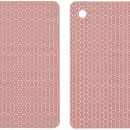 Heat Resistant Table Placemats, Pink Pack of 2 Matte Trivet-image-19
