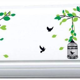 1225 cm Air Conditioner Sticker fridge Sticker Ac Stickers AC Sticker and Wall Sticker Self Adhesive Sticker-image-2