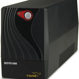 V-Guard Sesto 600 230 V Line-interactive Tower Model UPS with Overload Protection 4 Outlet Plugs-44