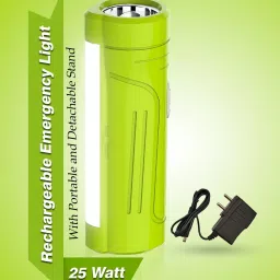 Mini Pocket LED 25W Rechargeable Flashlight Torch With Emergency Side Tube Light 3 hrs Torch Emergency Light-1