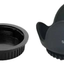 Schsteindar 58mm Reversible Tulip Flower Lens Hood & Rear Lens Cap & Body Cap Replacement for Canon 18-55mmLens with 58mm Filter ThreadLens Hood-image-60