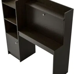 neuspace Phoenix Computer Office Table with BookShelf, Multiple Storage Compartments Engineered Wood Multipurpose Table image 3