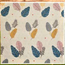 230 TC Cotton Double Floral Fitted (Elastic) Bedsheet-image-93