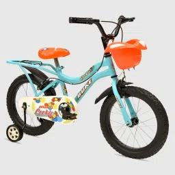 COKKIE 16T Kids Cycle for 5 to 8 Year age with Back Rest & Training Wheel 16 T (inch) Road Cycle-image-45