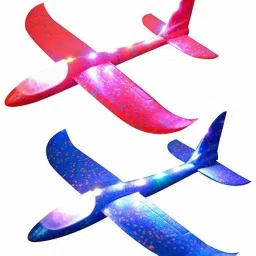 Foam Glider Plane, Colorful Light Foam Plane Set of 2 Throwing Foam Plane with Dual Flight Mode, Foam Plane Toy for 3 to 8 Year Children's-40