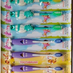 Multicolor Brush For Kids Teeth Clean & Clear Medium Toothbrush-image-47
