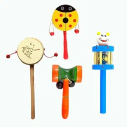 Premium Wooden Rattles Combo for Your Little One Rattle-image-1