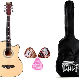 INT-38C-LGP-NT Acoustic Guitar Linden Wood Rosewood Right Hand Orientation-6