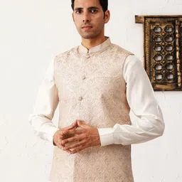 jompers Men Embellished Nehru Jacket-picture-28