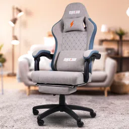 Throne Home Office Computer Chair with Full Recline Foot Rest Armrest Ergonomic Gaming Chair-17