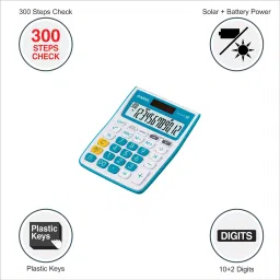 casio MJ-12VCB-BU Desktop BasicCalculator image 2