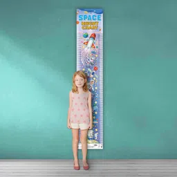 go woo SPACE HEIGHT CHART | "Charting Outer Space: Tracking Growth with a Space Height Chart" Paper Print-picture-6