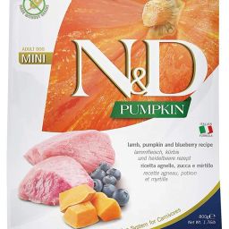 N&D Pumpkin - Lamb & Blueberry - Grain Free - Dog Dry Food - Adult - Mini Breed Lamb 0.8 kg Dry New Born, Adult Dog Food-picture-20