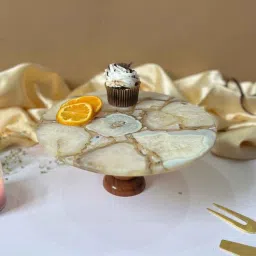 home arte White Stone Cake Stand-picture-24