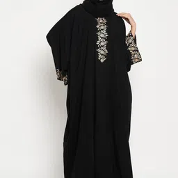 NABIA Embroidered Loose Fit Abaya Burqa-image-29