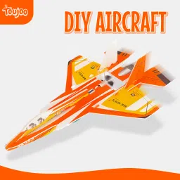 DIY Electric Jet Plane Toy for Kids Foam Glider with Easy Hand Launch Play-12