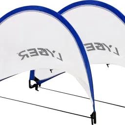 Quick Setup Pop Up Goal Pair Portable Soccer Goals with Carry Bag- 80cm x 45cm Polyester Pop-up Goal-image-59