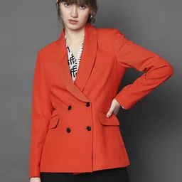 vero moda Women Solid Double Breasted Casual Blazer-picture-48