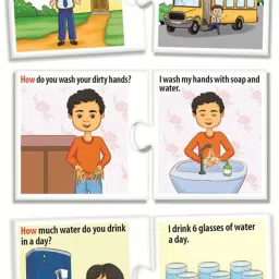 creatives Let's Find Out-How WH Question Series Self-Correcting Match Ups Game Ages 4 & Up image 5