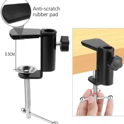 Mobtude Tabletop Overhead Tripod Mobile & Tablet Stand Holder for Cooking Sketch Videos Tripod, Tripod Ball Head, Tripod Bracket, Tripod Clamp, Tripod Kit image 3