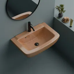 Washbasin for Bathroom Rectangular Wall Mounted Wash Basin Wall Hung Basin-image-50