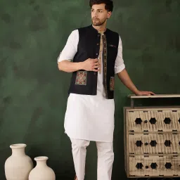 Men Woven Design Nehru Jacket-picture-11