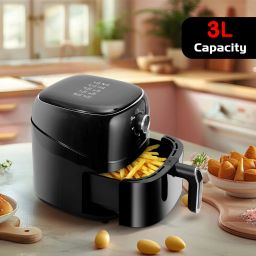 ibell AF300MN Frying Machine, Touch Control, Elegant Design, Timer function, 1300 Watt Air Fryer image 4