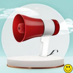 Handheld Megaphone with Siren, Microphone & Rechargeable for Outdoor EventsA249 Megaphone Portable Megaphone Siren Loudspeaker Function &Long Battery BackupE249 Outdoor PA System-14
