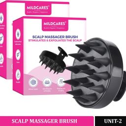 Scalp Scrubber & Exfoliator | Silicone Scalp Massager for Dandruff Removal-11