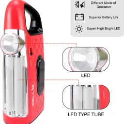 ibell EL8428SL 2-in-1 Emergency Light with Torch, Rechargeable LED Hand Lamp, 3 Modes 5 hrs Lantern Emergency Light image 2