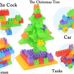 pulsbery BUILDING BLOCK(100+PCS) ACTIVITY LEARNING GAME FOR 3+YEAR image 2