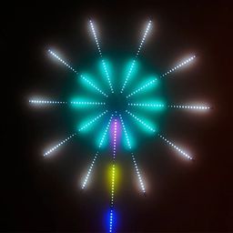 wbd 180 LEDs 10 m Multicolor Color Changing Strip Rice Lights-picture-46