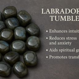 ababilcrystal LABRODORITE TUMBLE STONE Polished Angular Crystal Stone image 3