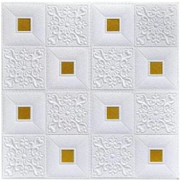 Decorative White, Gold Wallpaper-image-62