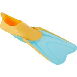 Kids Snorkeling Fins SNK 500 Orange Turquoise-image-31