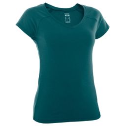 Women Cotton Blend Gym T-shirt Slim fit 500 - Turquoise-image-32