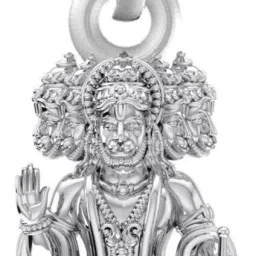 Sterling Silver (92.5% purity) Panchmukhi Hanuman Pendant for Men Pure Silver Locket for Good Health & Wealth,Gift for Friends Sterling Silver Pendant-image-8
