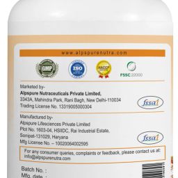 alpspure Magnesium Glycinate 500 Mg Veg Capsules | High Absorption Magnesium Supplement image 3