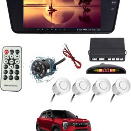 Universal 7inch BT Screen With White Sensor With Parking Camera For Car-01 Multicolor LED-image-62