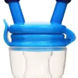 Fruit and Food Nibbler, sucker & Feeding Pacifier Feeder Blue- Silicone-42