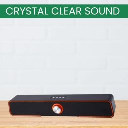 FRONY Bluetooth (PORTABLE HOME TV SOUNDBAR) Dynamic Thunder Sound 2400mAh BatteryA307 20 W Bluetooth Soundbar-image-62